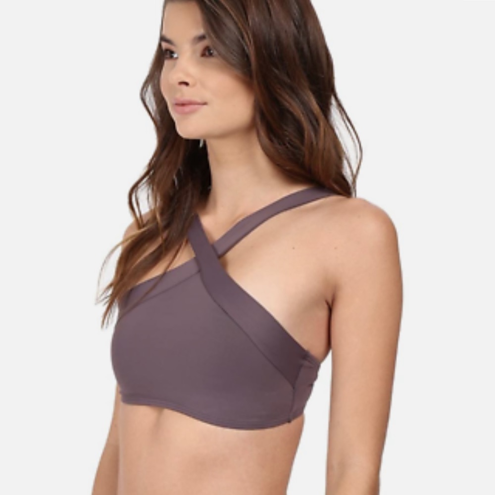 LSpace  Serina Bikini Top Halter Pebble